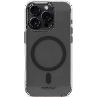 Vonmählen iPhone 16 Pro Transparent Bagside Cover - MagSafe Kompatibel - Sort