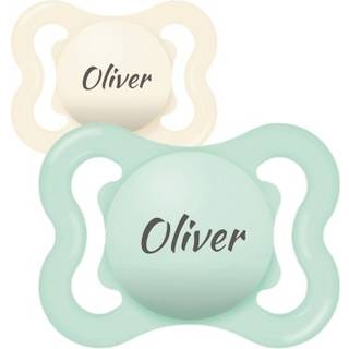 Mam Supreme, Str. 1 (0-6 Mdr.), Symmetrisk - Silikone, Sutter Med Navn