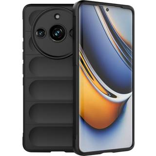 EIDERWOOD Realme 11 Pro+ 5G / 11 Pro 5G Fleksibelt Plastik Bagside Cover - Sort