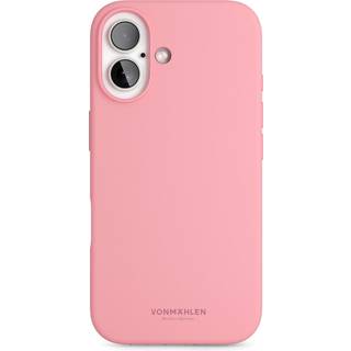 Vonmählen iPhone 16 Eco Silikone Cover - MagSafe Kompatibel - Cherry Blossom