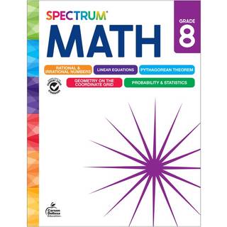 Spectrum Math Workbook Grade 8 (4, 2024) | Spectrum
