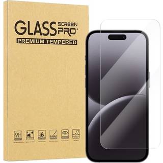 iiglo iPhone 16 Pro Max Clear Glass skærmbeskytter