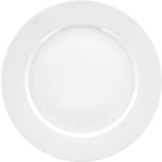 Pillivuyt Eventail tallerken med kant Ø28 cm Hvid