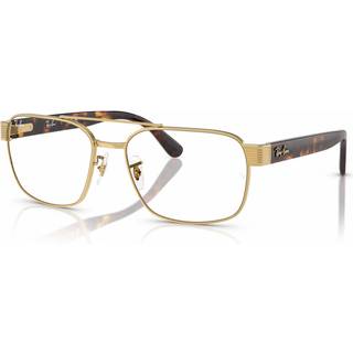 Ray - Ban Unisex RX3751V 2500 Optiske stel Metal Guld Transparent Firkantet Normal