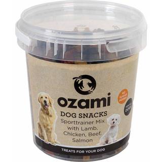 Ozami - Bløde godbidder – Med Kylling, Lam, Laks & Oksekød 500g.