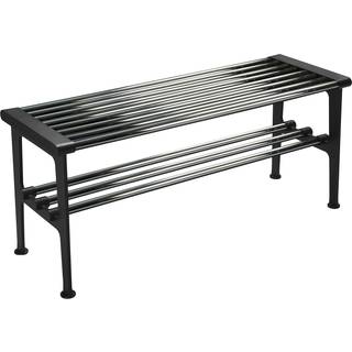 Essem Design Nostalgi Bænk 100 Cm / - Bænke Krom Sort - 023601