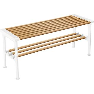 Essem Design Nostalgi bænk 100 cm Eg-hvid
