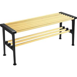 Essem Design Nostalgi Bænk 100 Cm / - Bænke Birk Sort - 015601