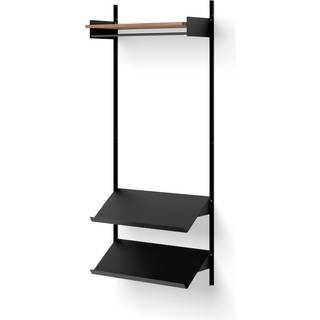 New Works Wardrobe Reol 1 Valnød/Sort