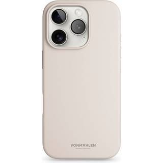 Vonmählen iPhone 16 Pro Eco Silikone Bagside Cover - MagSafe Kompatibel - Cream