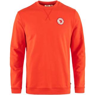 Fjällräven Men's 1960 Logo Badge Sweater Flame Orange, S