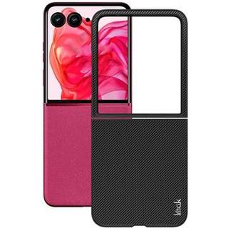 Motorola Razr 50 Ultra Imak Ruiyi Hybrid Cover - Karbonfiber - Sort