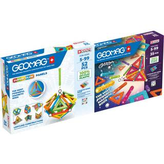 Geomag Supercolor & Glitter Panels Byggesæt 2-pak 87 Dele