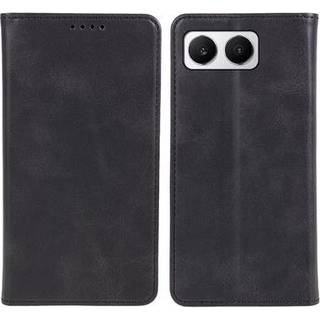 OnePlus Nord 4 tegnebogsetui med magnetisk lukning - kalvetekstur - sort