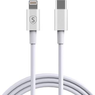 SigN USB-C til Lightning-kabel 2.4A, 1m - Hvid