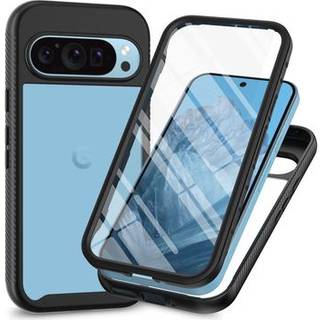 Google Pixel 9 360 Beskyttelse Cover - Sort / Klar