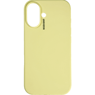 Nudient iPhone 16 Base Silicone Cover - Pale Yellow