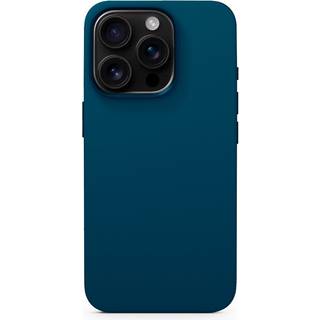 iPhone 16 Pro Epico Mag+ Silikone Bagside Cover - MagSafe Kompatibel - Petrol Blue