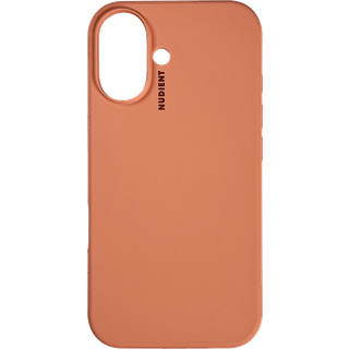 Nudient iPhone 16 Base Silicone Cover - Peach Orange