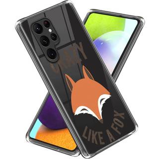 Samsung Galaxy S24 Ultra Fleksibelt Plastik Bagside Cover m. Motiv - Ræv