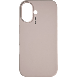 Nudient iPhone 16 Base Silicone Cover - Stone Beige