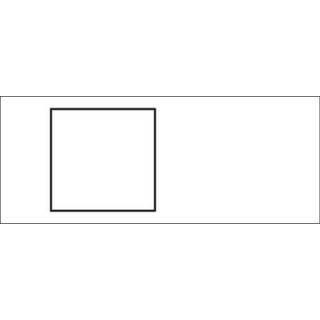 Hager Lågudsnit 1½ modul perlehvid