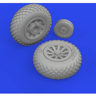 P-51D wheels diamond tread