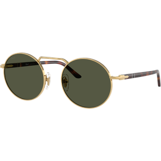 Persol Unisex PO1019S 515/31 Solbriller Metal Guld Grøn Firkantet Normal