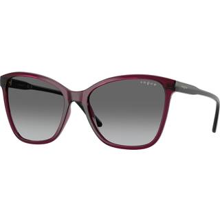 VOGUE EYEWEAR Kvinde VO5520S 298911 Solbriller Nylon Violet Grå Sommerfugl Normal Skygge