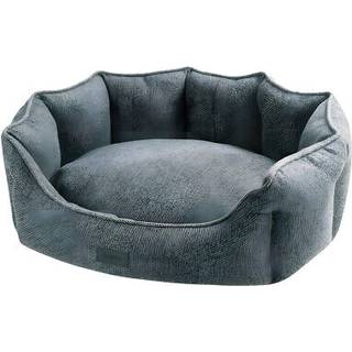 Komfort seng oval ANDA - 45 x 40 x 19 cm - Grå