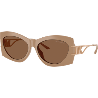 Michael Kors Kvinde MK2235U NAVARRA 355573 Solbriller Injiceret Brun Brun Geometrisk Normal