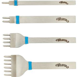 Weaver Leathercraft Supply Diamond Stitching Chisel Set 5 mm rustfrit st?l til l?derh?ndv?rk DIY (67-7252)
