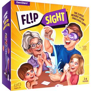 Dan & Darci Flipssight på hovedet nedbriller udfordrer familiespil til børn og voksne - børnepil til drenge og piger 8-12 - gaver til 9 år gammel
