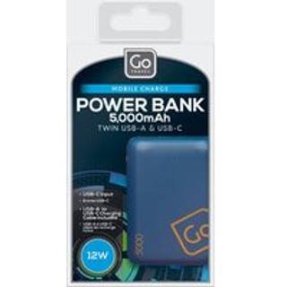 Go Travel Power Bank 5000 - Blå