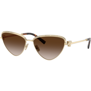 Tiffany & Co. TF3107KB 62123B 59 Solbriller Kvinder Guld - Pale Gold Plated With Gems - 59mm