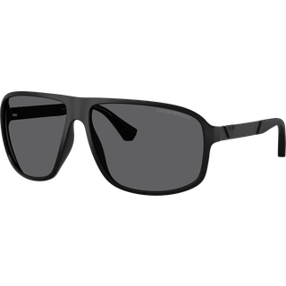 Emporio Armani EA4029 Polarized 5001T3 64 Solbriller Mænd Black - Matte Black - 64mm