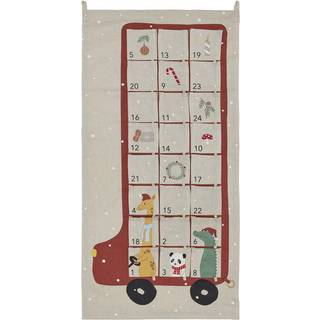 OYOY Bus Julekalender, Clay/Red