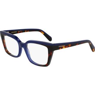 Salvatore Ferragamo SF3010 424 52 Briller Kvinder Blue - Dark Tortoise - 52mm