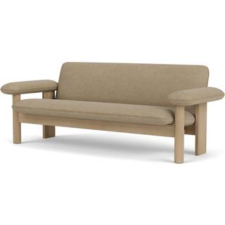Audo Copenhagen Brasilia 2-personers Sofa Eg / - 2 personers sofaer Bouclé Bouclé 02 Beige - 71023-005704