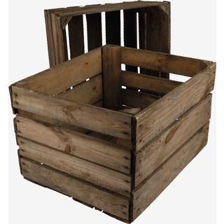 Æblekasse i Antiklook 50x40 cm