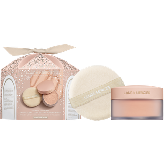 Laura Mercier Translucent Loose Setting Powder & Puff S?t guddommeligt fejlfrit: 24 HR glanskontrol Bl?d mat finish Langvarig slid Bedst til norm