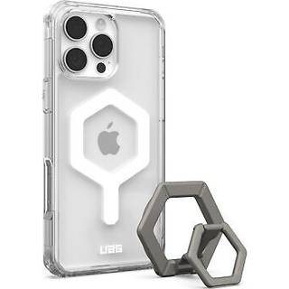 UAG Plyo MagSafe - Ice White/Titanium Stand - iPhone 16 Pro Max
