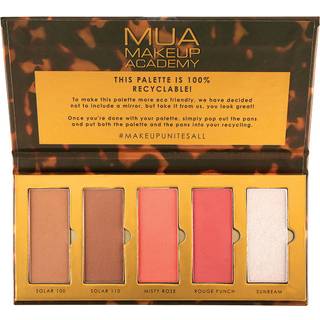 MUA Makeup Academy Golden Hour Kontur pudderpalette 15 g - 15 g