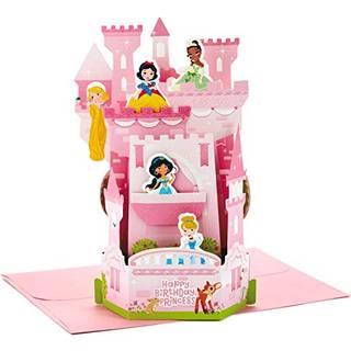 Hallmark Paper Wonder Disney Princess Pop Up Birthday Card for Kids (Castle)