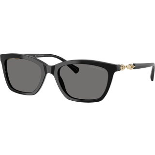 Emporio Armani Kvinde EA4238 501781 Solbriller Acetat Sort Grå Cat Eye Polariseret