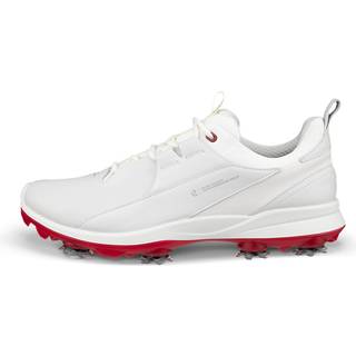 Ecco Biom Tour Vandtætte Dame Golfsko Med Spikes - White - Str. 42 Normal