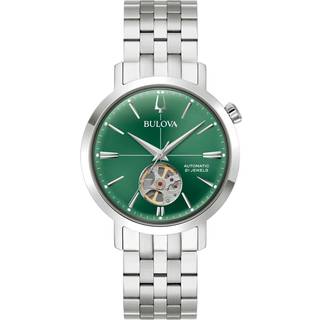 Bulova 96A319 Herrenuhr Automatik Aerojet Stahl/Grün