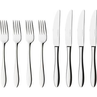 Hardanger Fjord Appetizersæt 12-pak - Bestiksæt Stål Silver - 375066