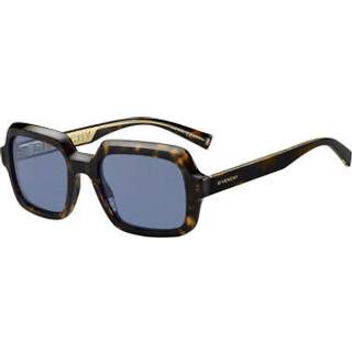 Givenchy Kvinde GV 7153/S 086/KU Solbriller Acetat Havana Blå Firkantet