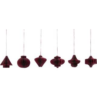 House Doctor Julepynt Comb Bordeaux